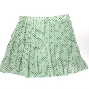 5/$25 Kling Mint Green Mini Skirt Size Small